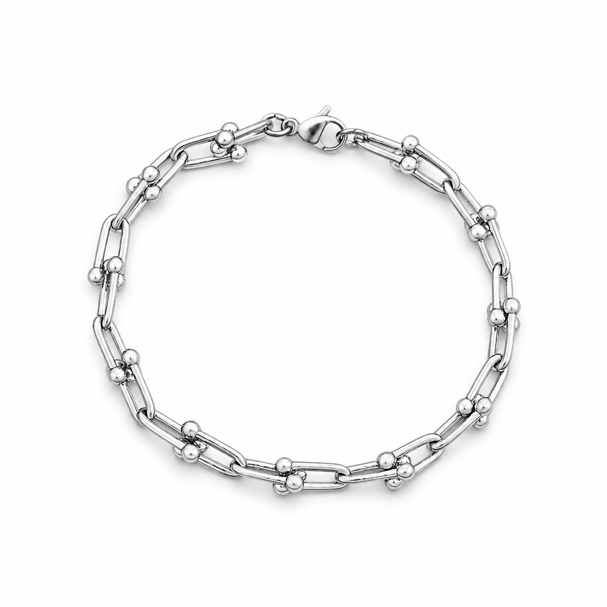 Shark Link Bracelet (silver)
