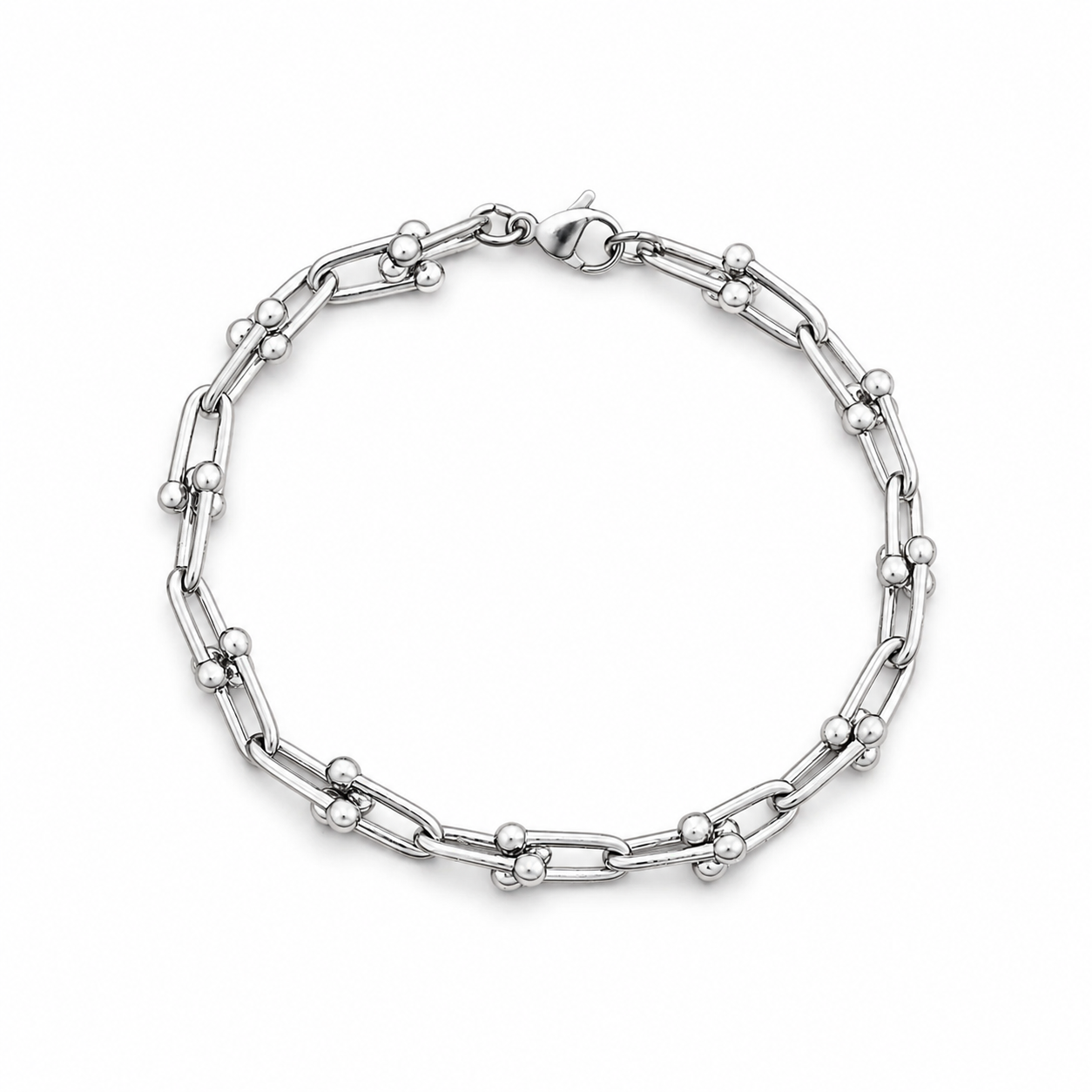 Shark Link Bracelet (silver)
