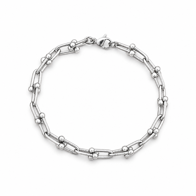 Shark Link Bracelet (silver)