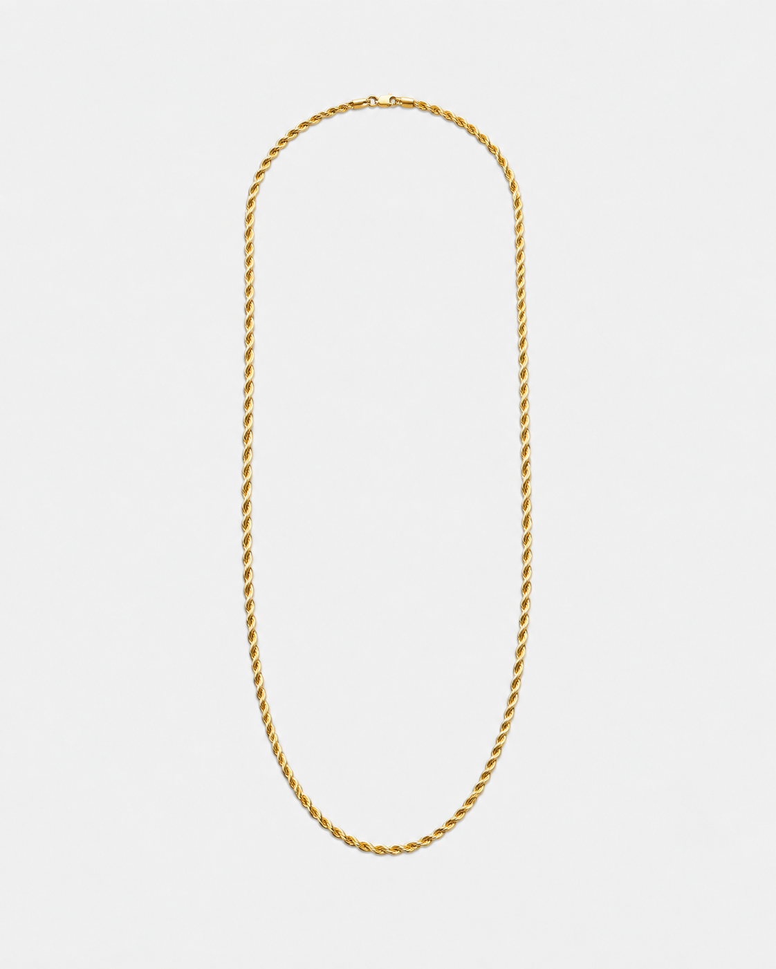 Italian Gold - Rope Chain Necklace