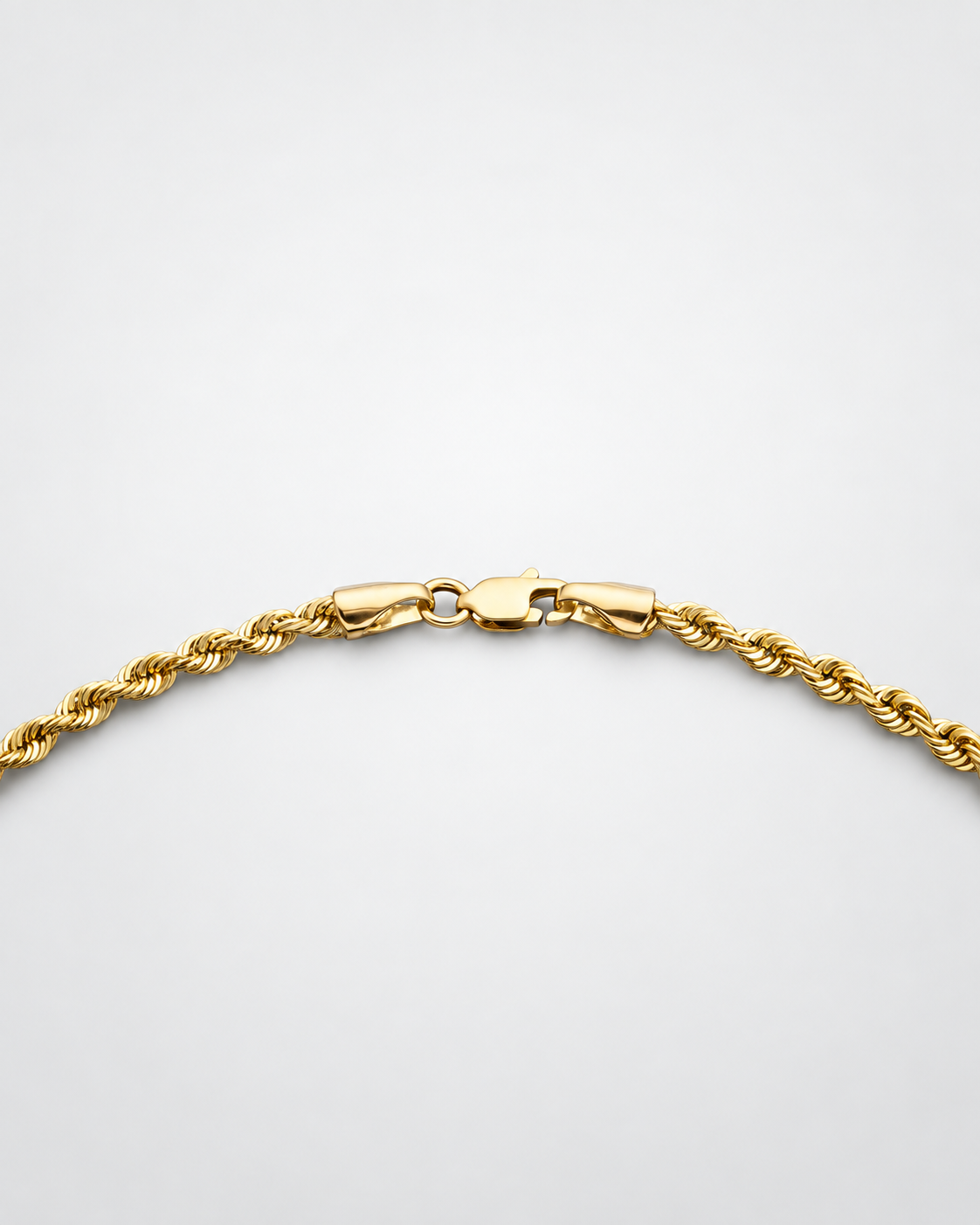 Italian Gold - Rope Chain Necklace
