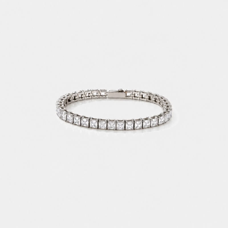ACULA Vortex Tennis Bracelet in silver