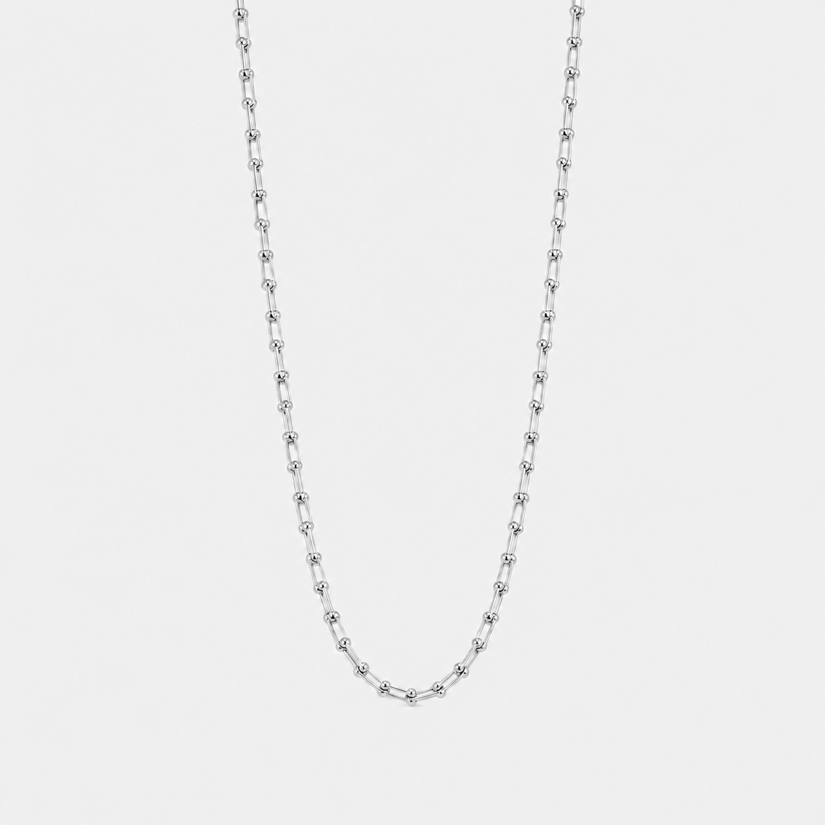 ACULA Shark Link Necklace in silver