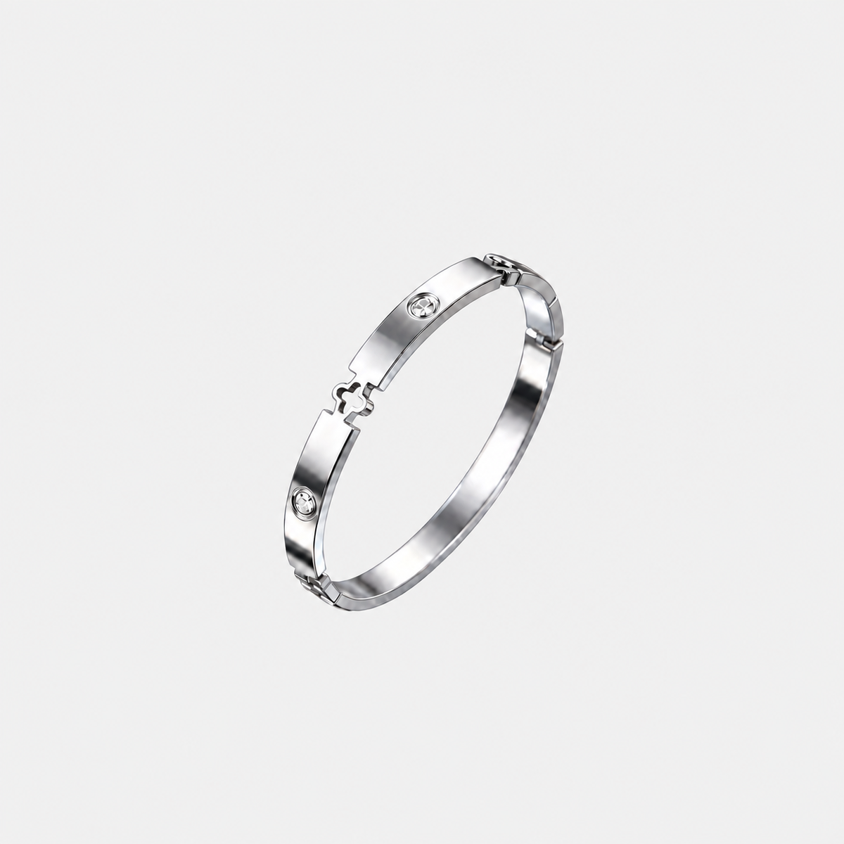 Cipher Bangle (SILVER