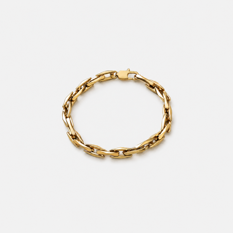 ACULA Titanium Rift Bracelet in gold