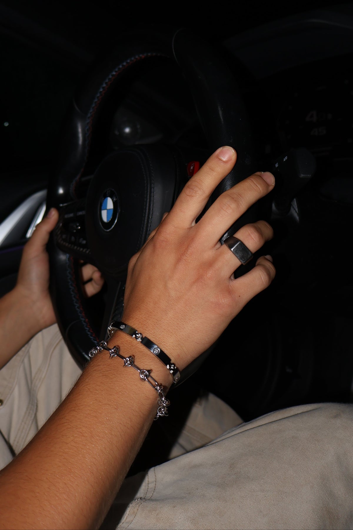 ACULA Tether Bracelet in silver, view 2