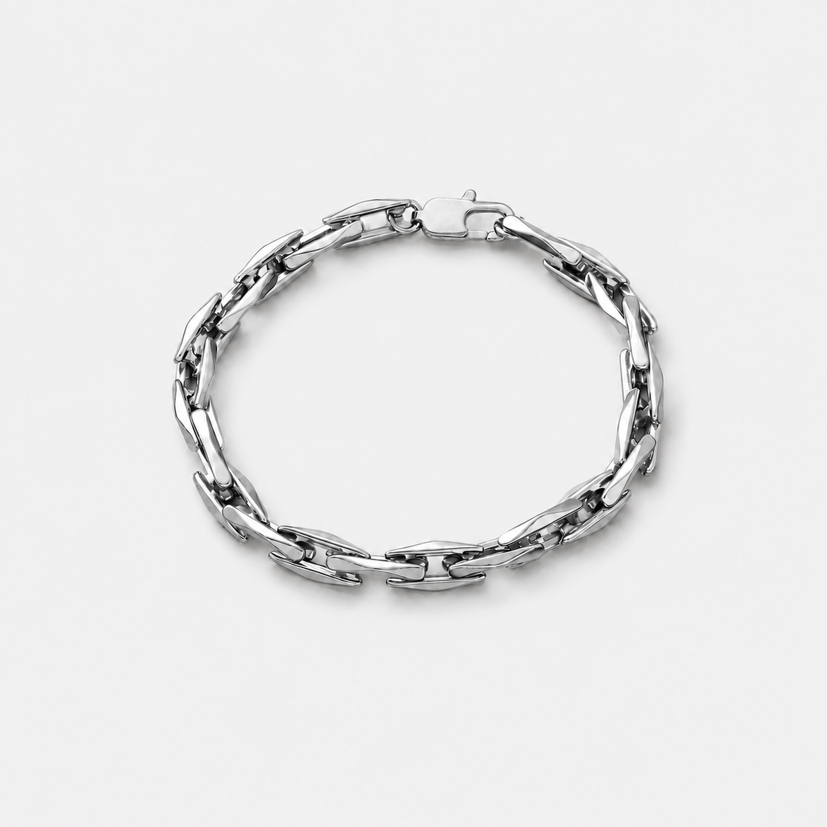 ACULA Titanium Rift Bracelet in silver