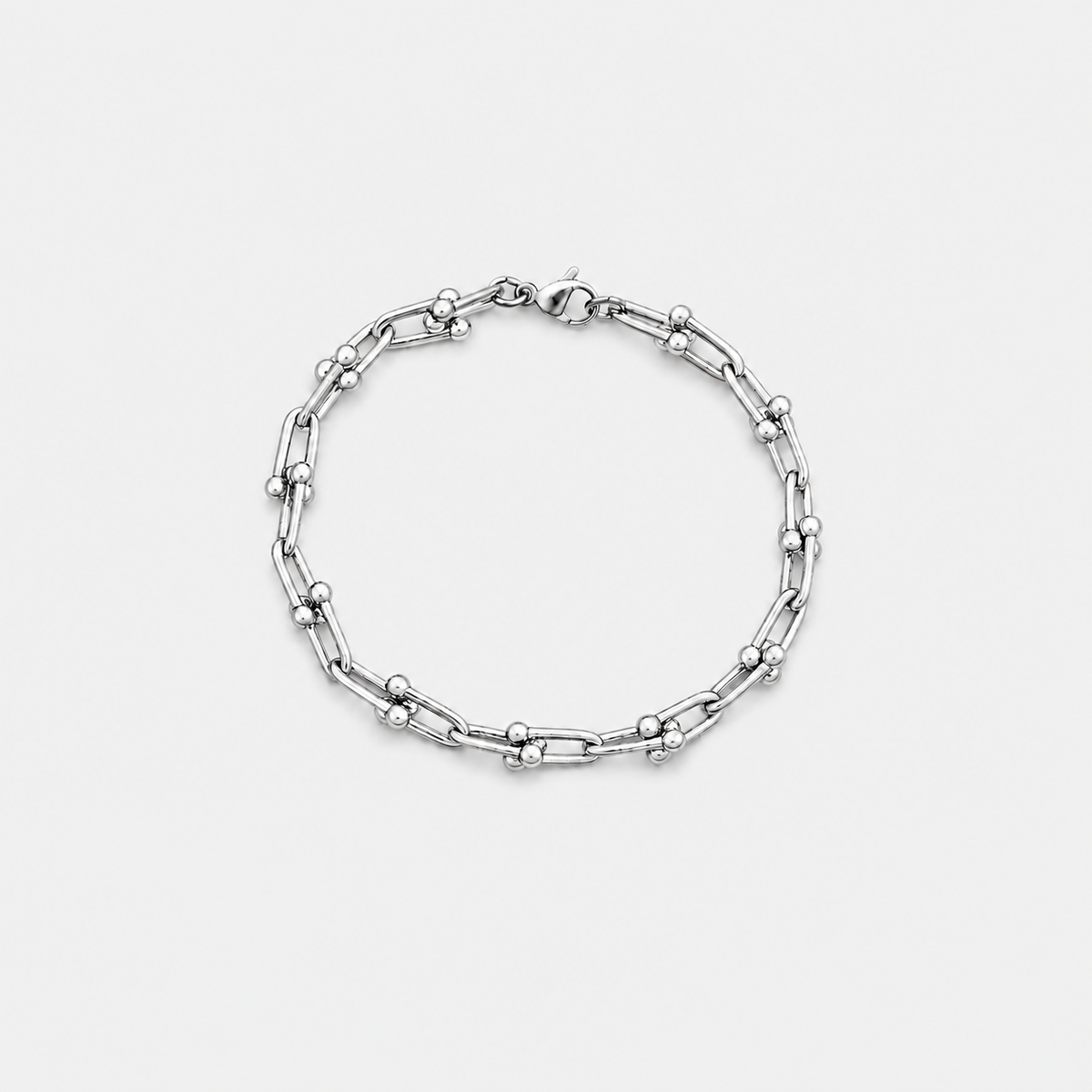 ACULA Shark Link Bracelet in silver