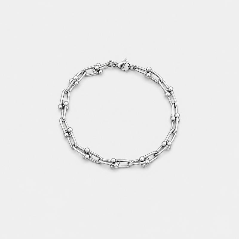 Shark Link Bracelet (silver)